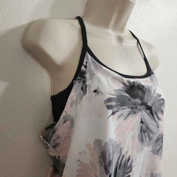 FABLETICS Norwalk Built-in Bra Tank Black Pink Size S - Picture 5 of 9